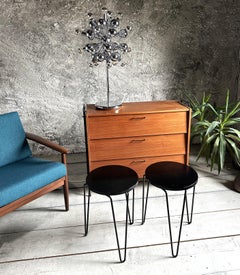 Mid-Century Pair of Stools Model 75 by Florence Knoll, 1950