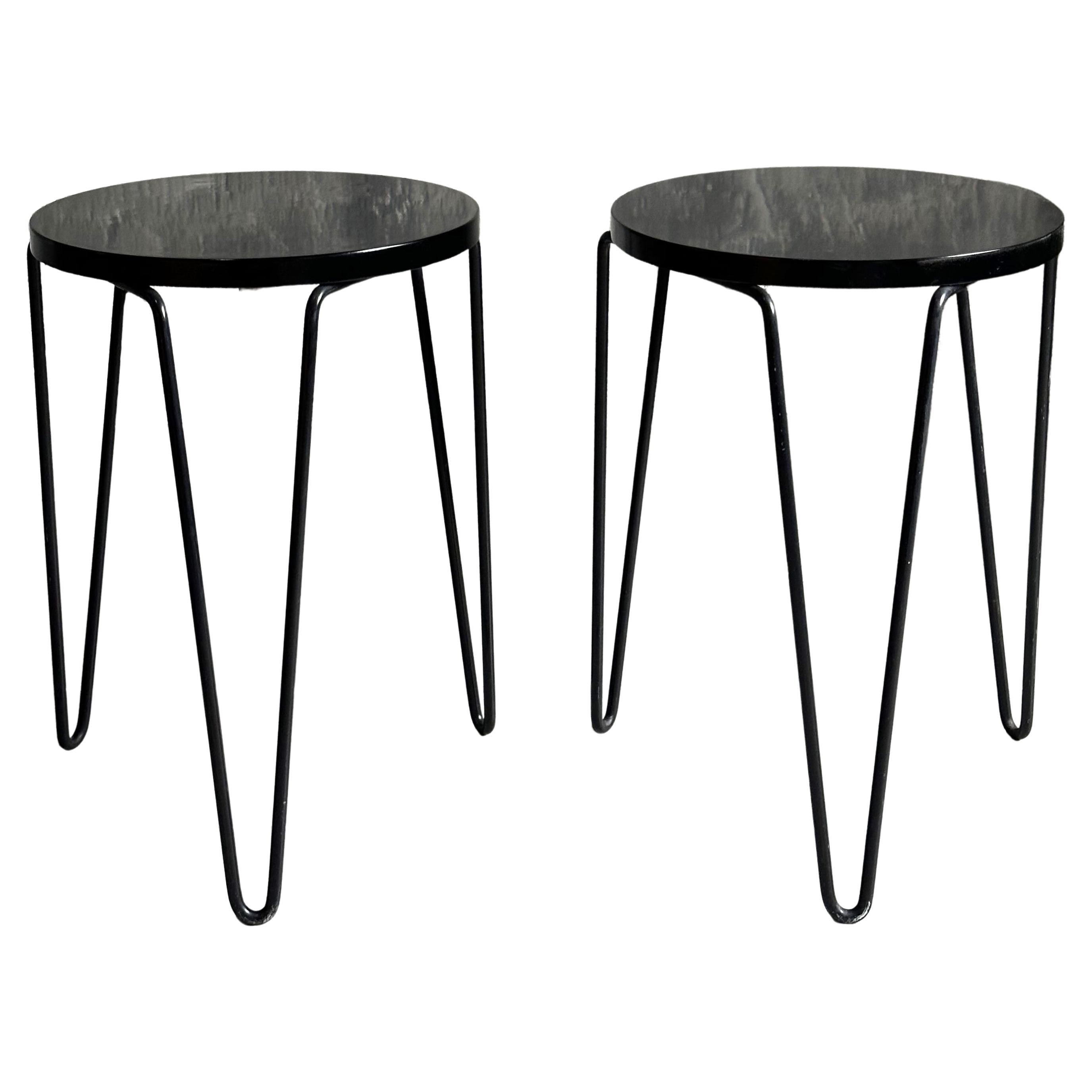 Mid-Century Pair of Stools Model 75 by Florence Knoll, 1950