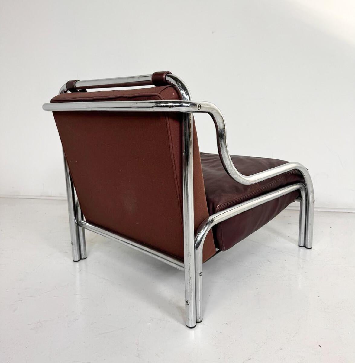 Coppia di poltrone Stringa di Gae Aulenti, 1962 In condizioni buone in vendita a Brussels, BE