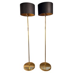 Lampade da terra in metallo