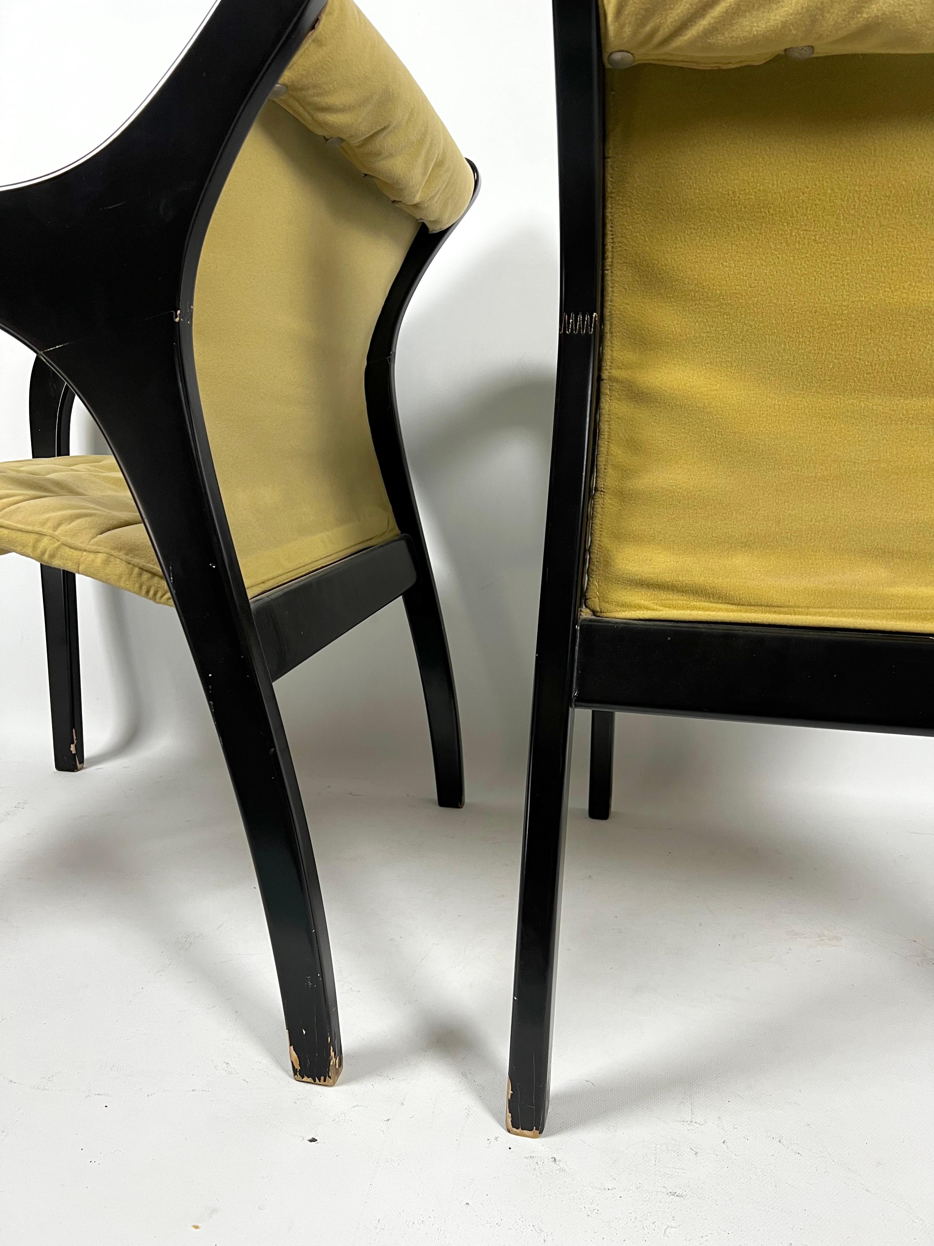 Mid-Century pair of Vivalda lounge chairs by Claudio Salocchi for Sormani. 1960s For Sale 3