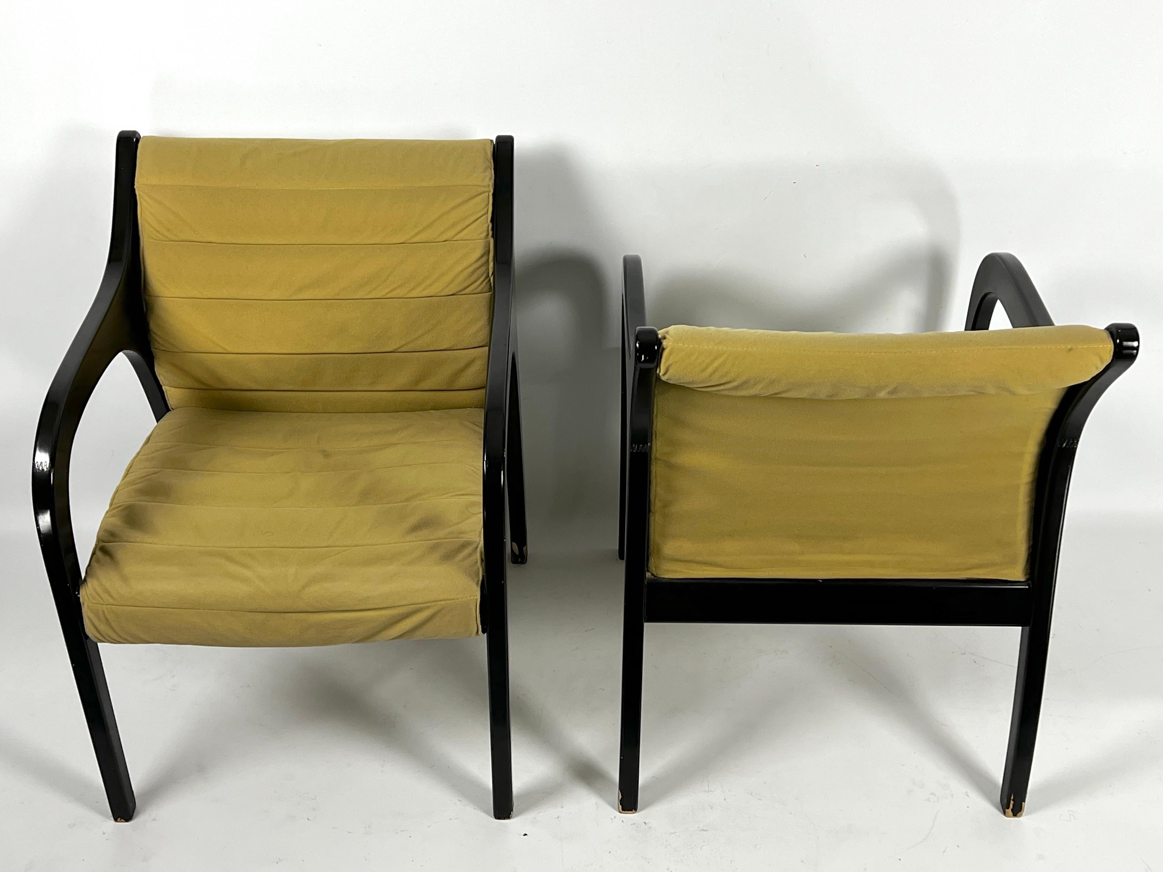 Mid-Century pair of Vivalda lounge chairs by Claudio Salocchi for Sormani. 1960s For Sale 5