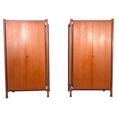 Mid-Century Pair of Wardrobes, Italy, 1960s