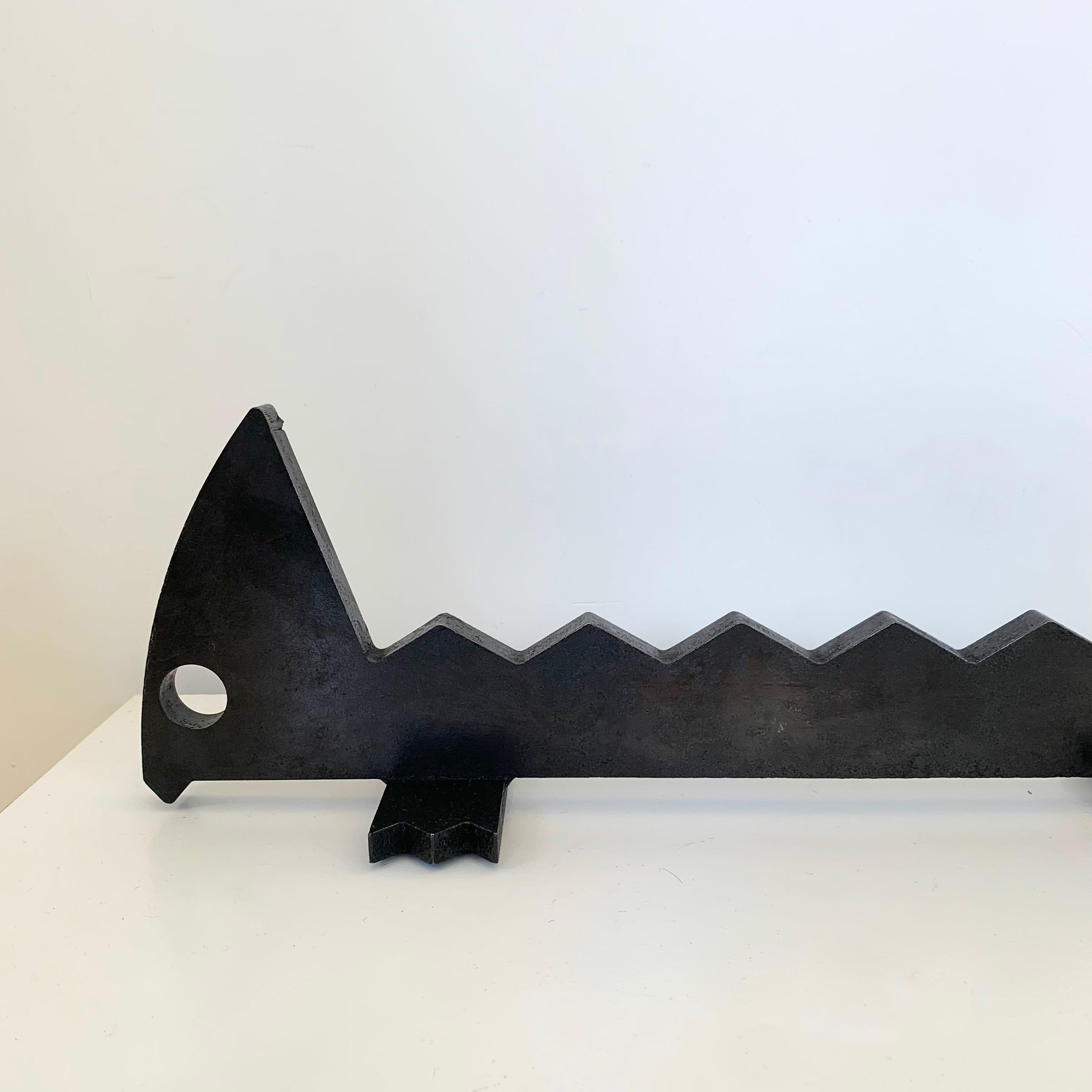 French Mid-Century Pair Of Zoomorphic Andirons, circa 1960, France. For Sale