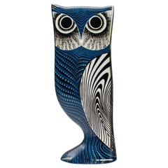 Vintage Midcentury Palatnik Op Art Lucite Owl