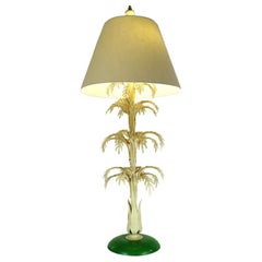 Mid Century Palm Leaf Lamp