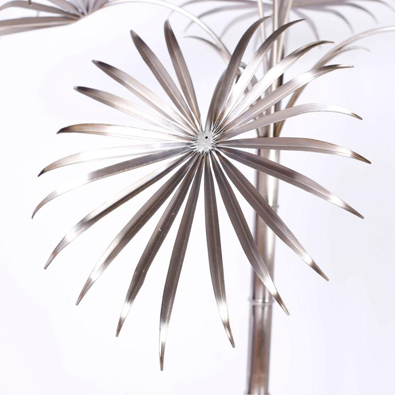 Lacquered Midcentury Palm Tree Sculpture