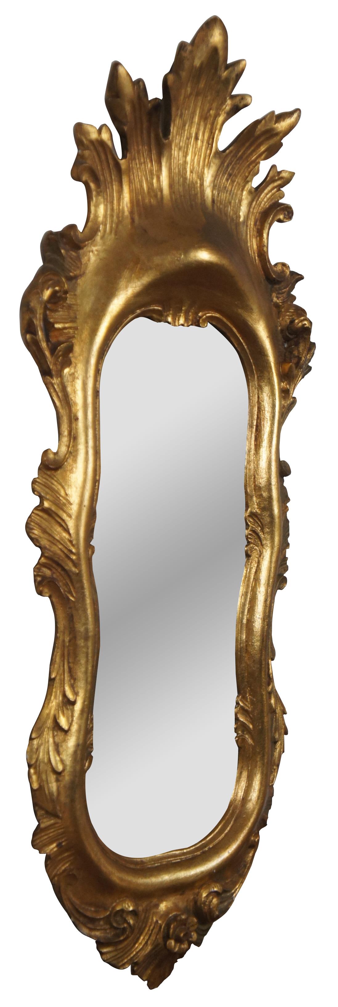 Baroque Mid Century Palmira Art Co Italian Regency Florentine Gilt Wall Mirror