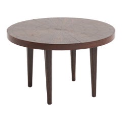 Mid-Century Palmwood Side Table