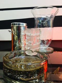 Mid-Century Panelák Decor Glass Vase Designed by Jiří Ze, 1960s