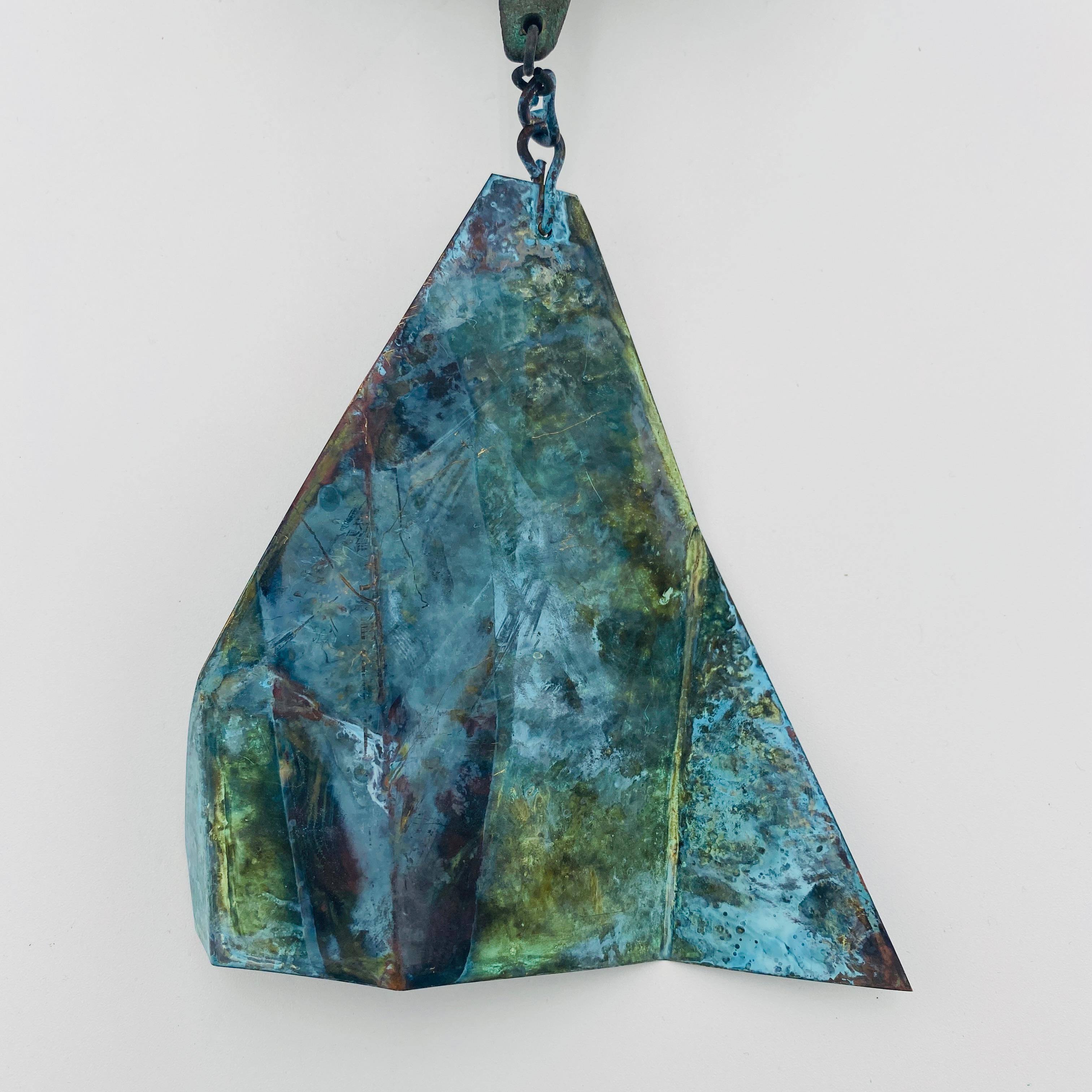 Campana de viento de bronce de mediados de siglo Paolo Soleri Años 60 en venta 6