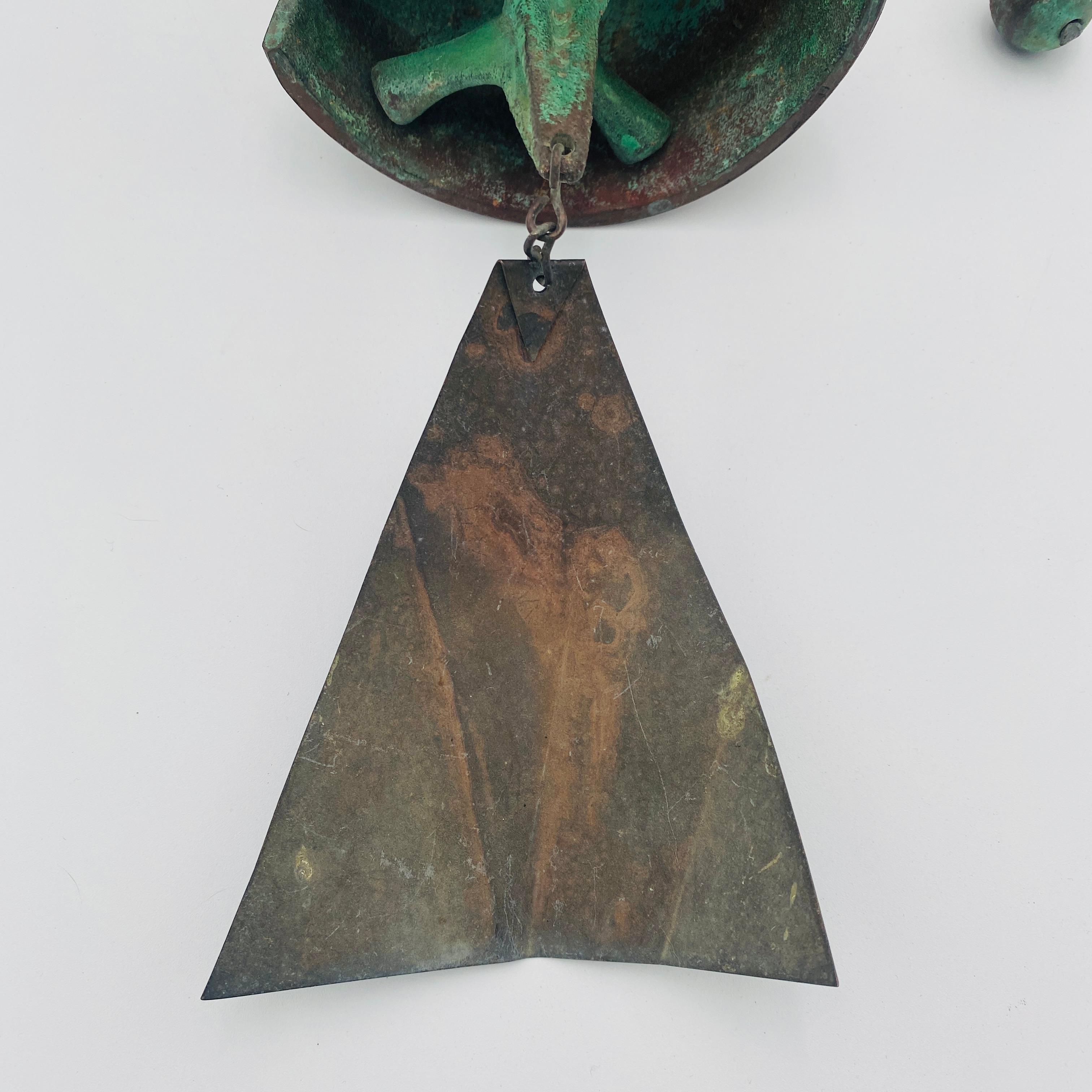 Mid Century Paolo Soleri Bronze Wind Chime Bell 