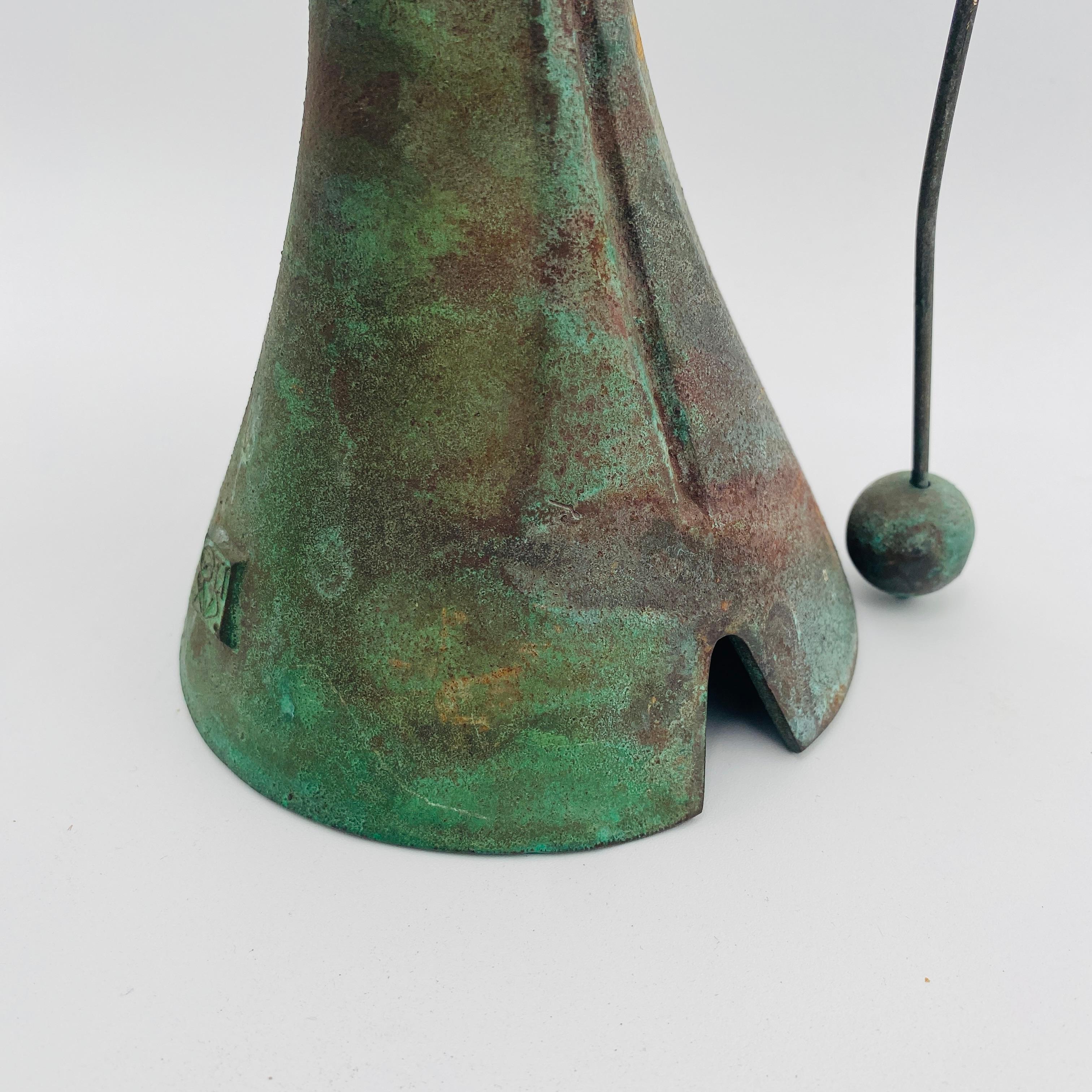 Mid Century Paolo Soleri Bronze Wind Chime Bell 