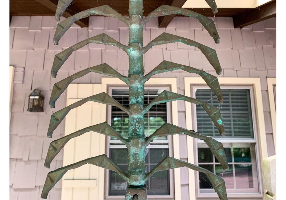 Mid Century Paolo Soleri Patinated Bronze Windbell In Good Condition In Bridgeport, CT