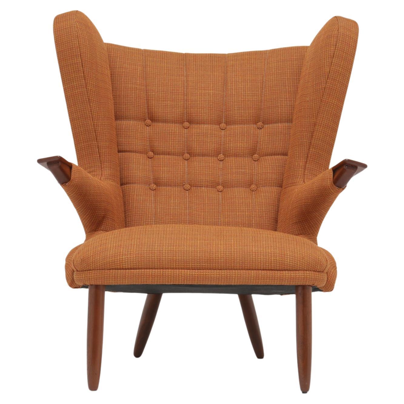 Mid-Century Papa Bear Lounge Armchair Model 91 by Svend Skipper, 1960s.