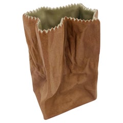 Mid-Century “Paper Bag" Vase Tapio Wirkkala For Rosenthal, Germany c.1970s