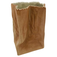 Mid-Century “Paper Bag" Vase Tapio Wirkkala For Rosenthal, Germany c.1970s