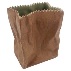 Mid-Century “Paper Bag" Vase Tapio Wirkkala For Rosenthal, Germany c.1970s