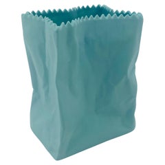 Mid-Century “Paper Bag" Vase Tapio Wirkkala For Rosenthal, Germany