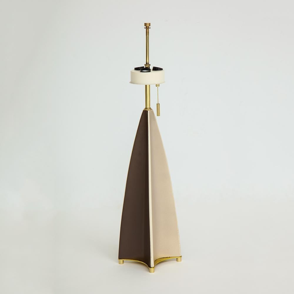 American Mid-Century Parabolic Table Lamp by Gerald Thurston for Lightolier, circa 1950 For Sale