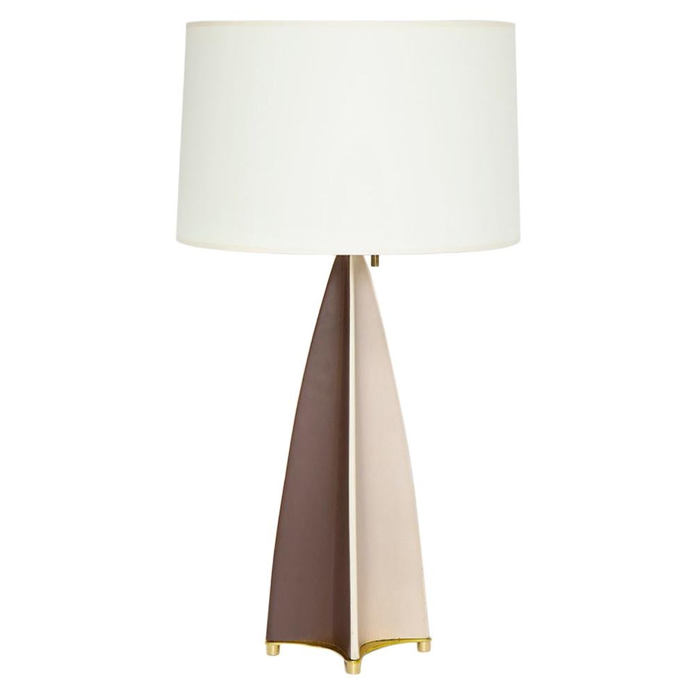 Mid-Century Parabolic Table Lamp by Gerald Thurston for Lightolier, circa 1950 For Sale