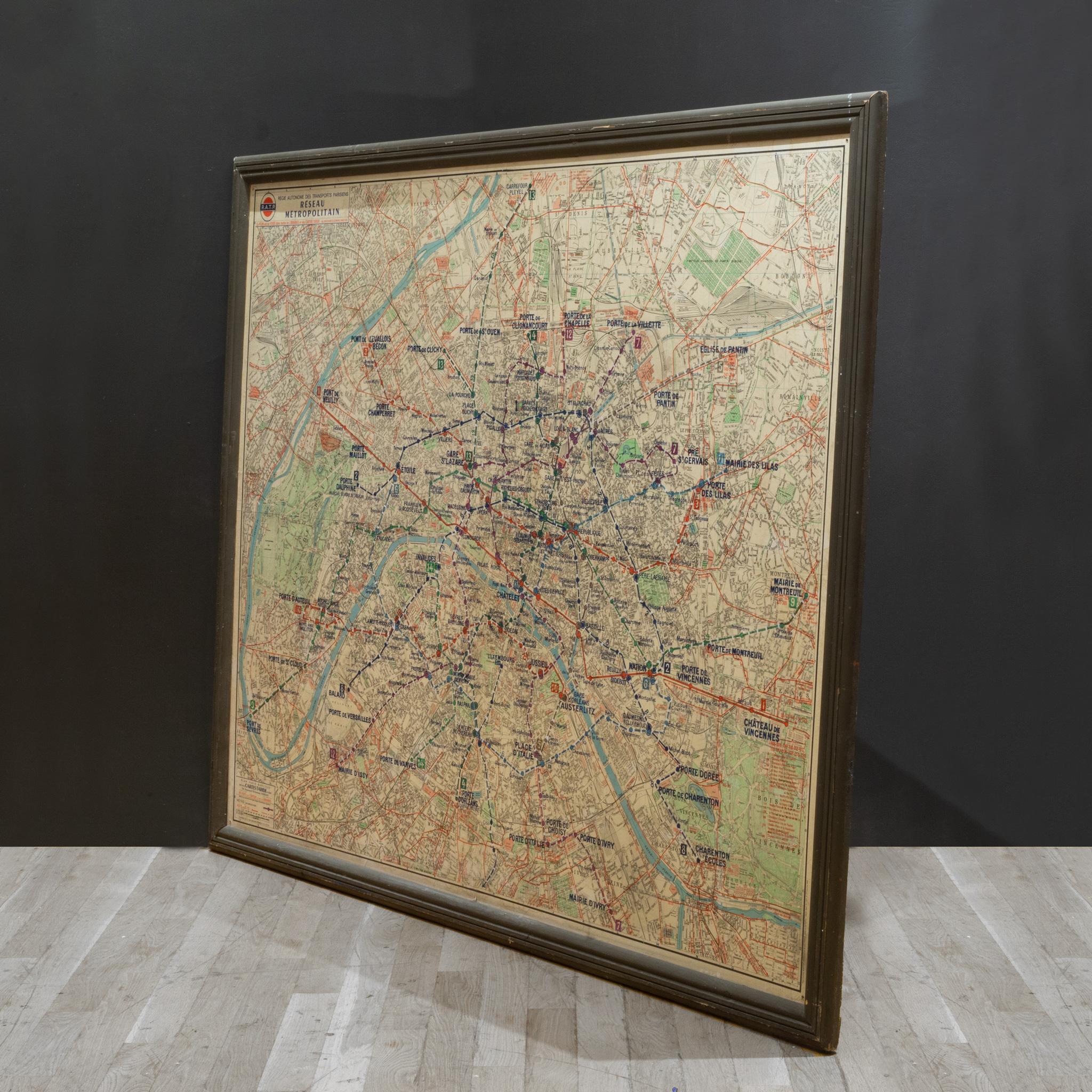 paris tube map