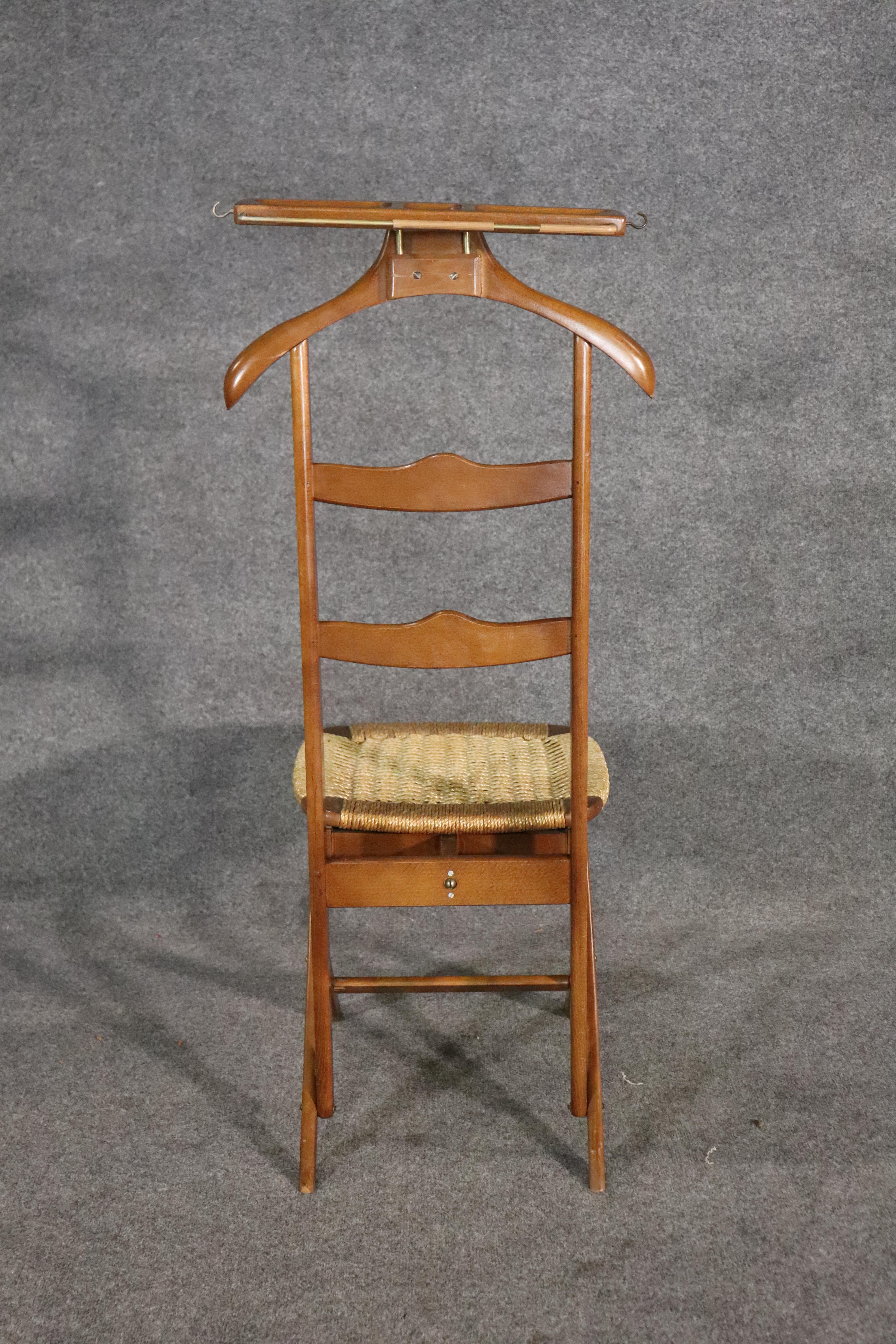 mid century valet chair