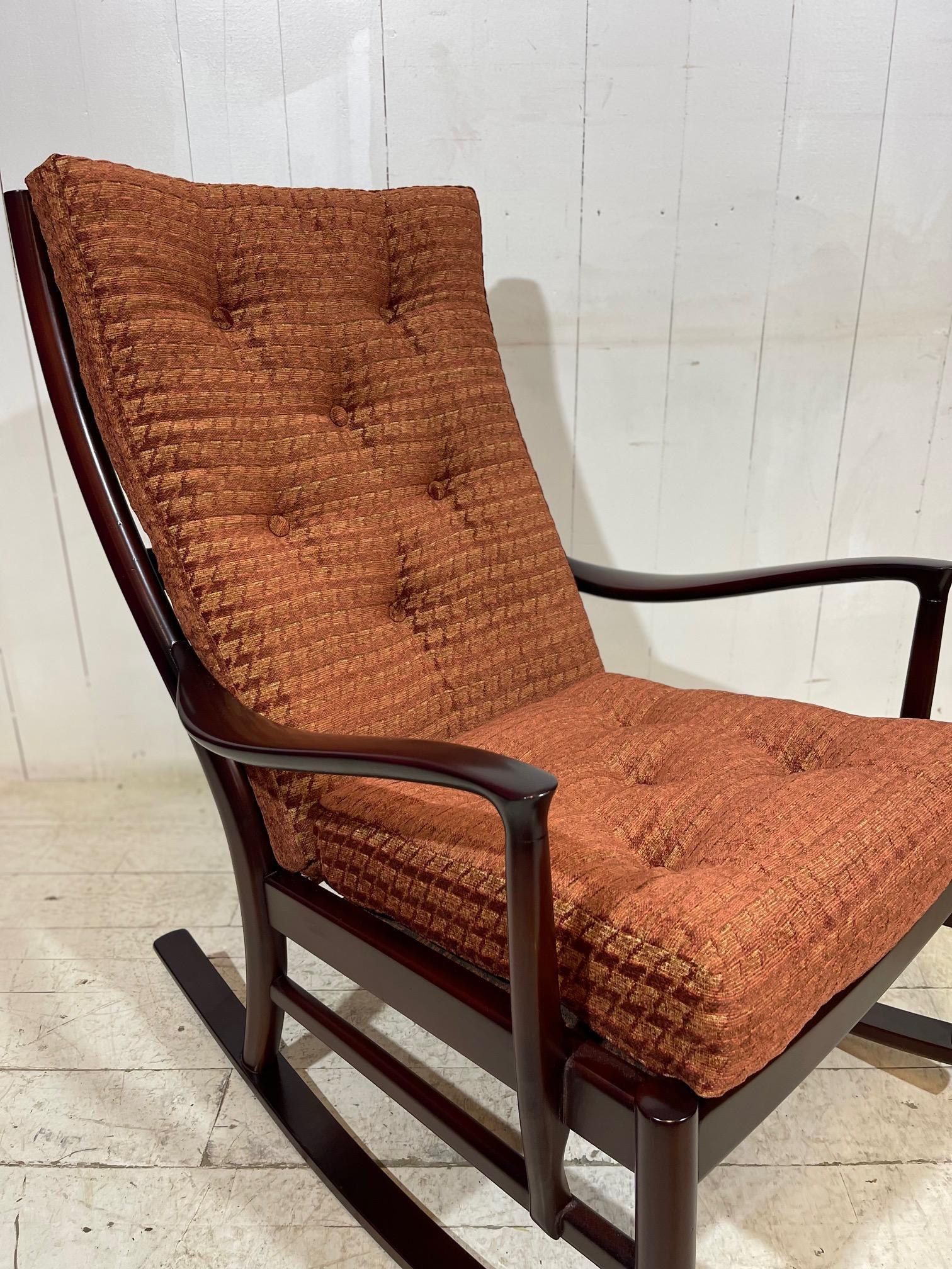 Mid Century Parker Knoll Rocking Chair For Sale 1