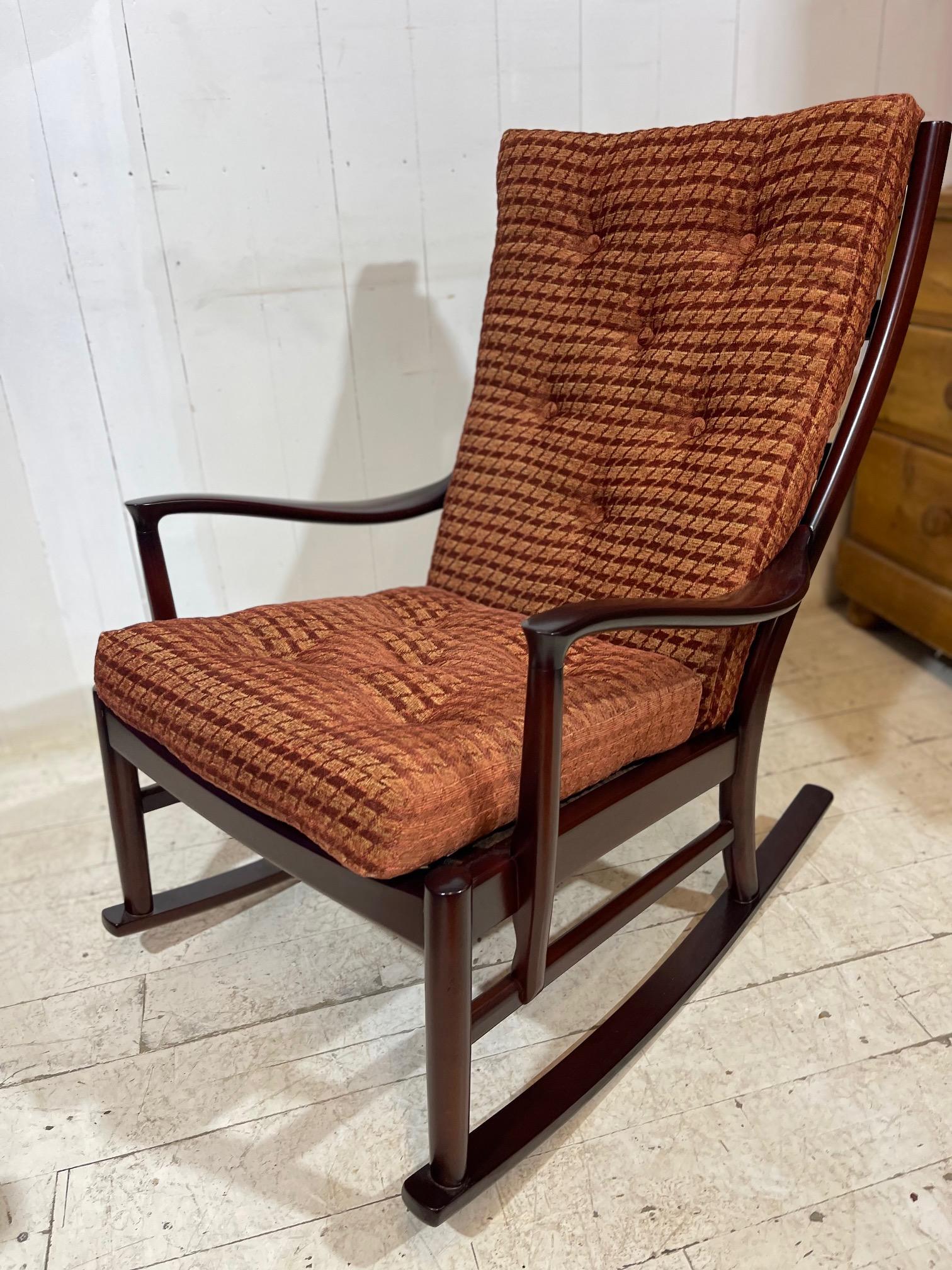 vintage parker knoll rocking chair