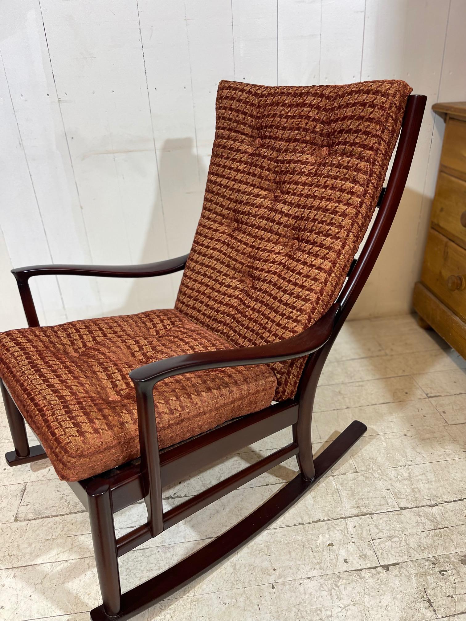 Mid-Century Modern Mid Century Parker Knoll Rocking Chair For Sale