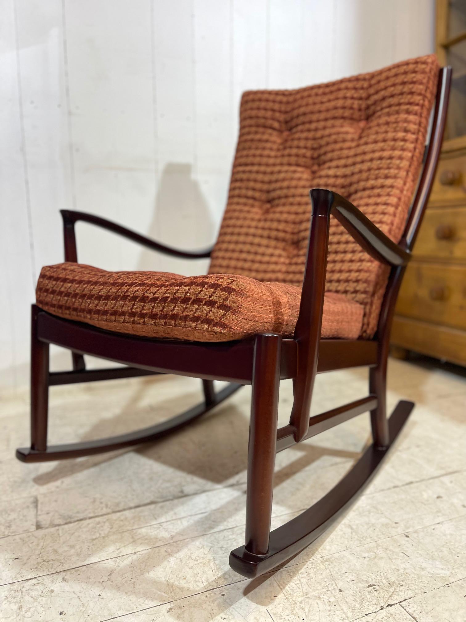 English Mid Century Parker Knoll Rocking Chair