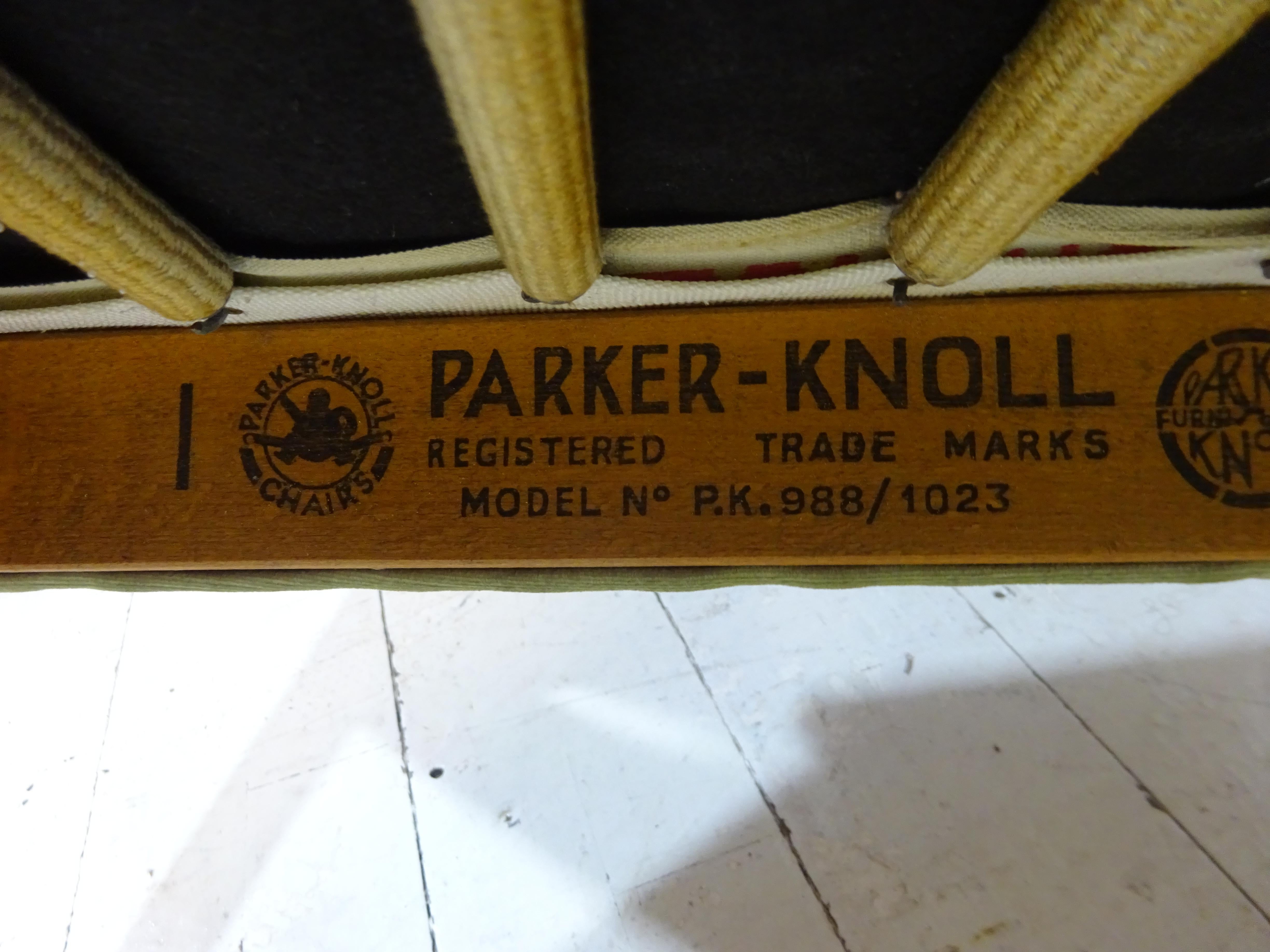 Mid Century Parker Knoll Wingback Armchair 3