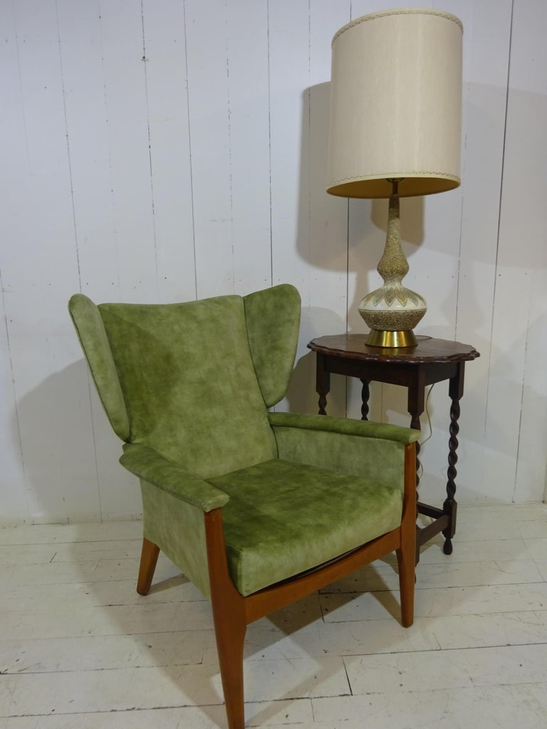 Mid Century Parker Knoll Wingback Armchair at 1stDibs