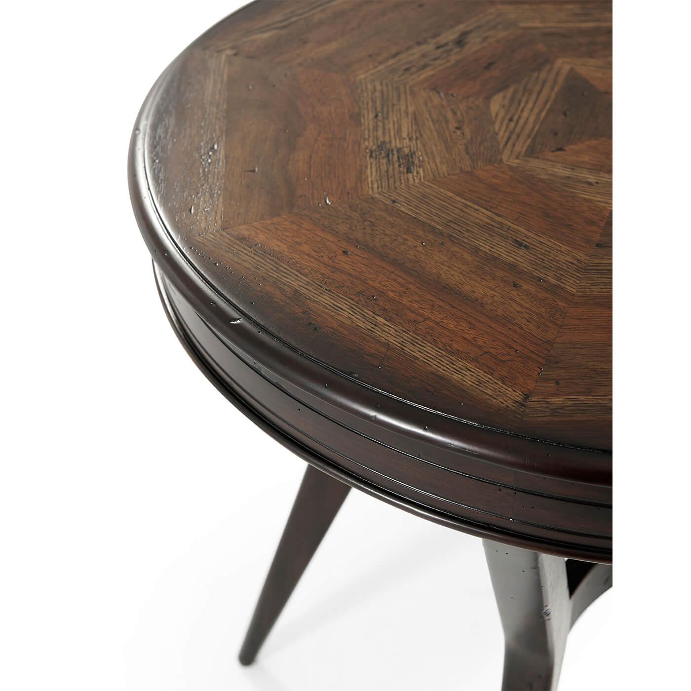 Mid-Century Modern Mid-Century Parquetry Side Table