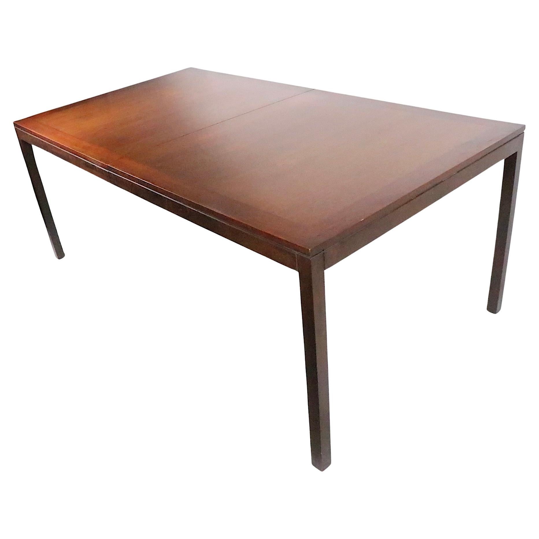 Mid Century Parsons Dining Table att. to Baughman for Directional. c. 1970's
