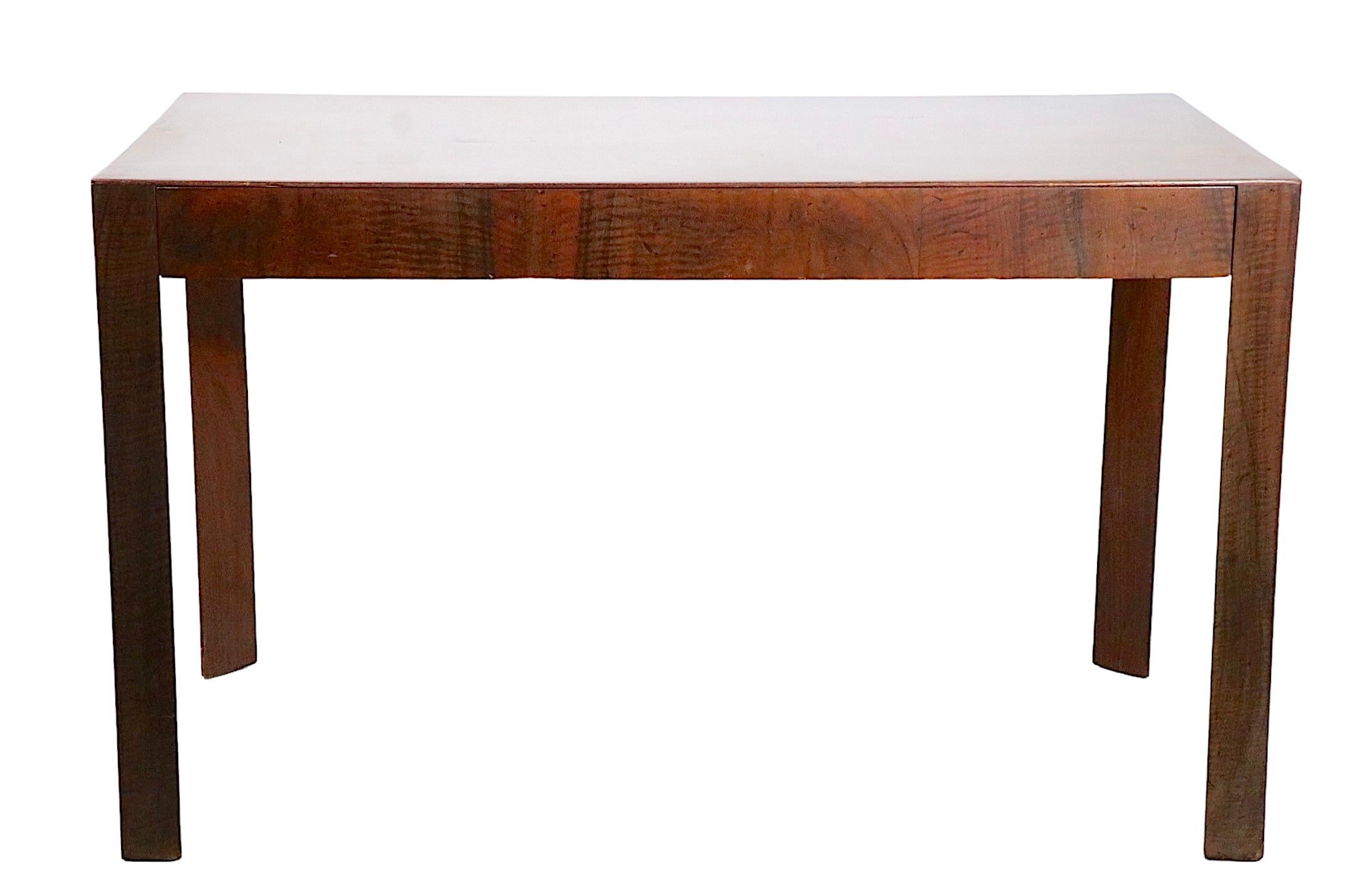 Mid Century Parsons Style Writing Desk Made in Italy, circa 1950-1960s 2