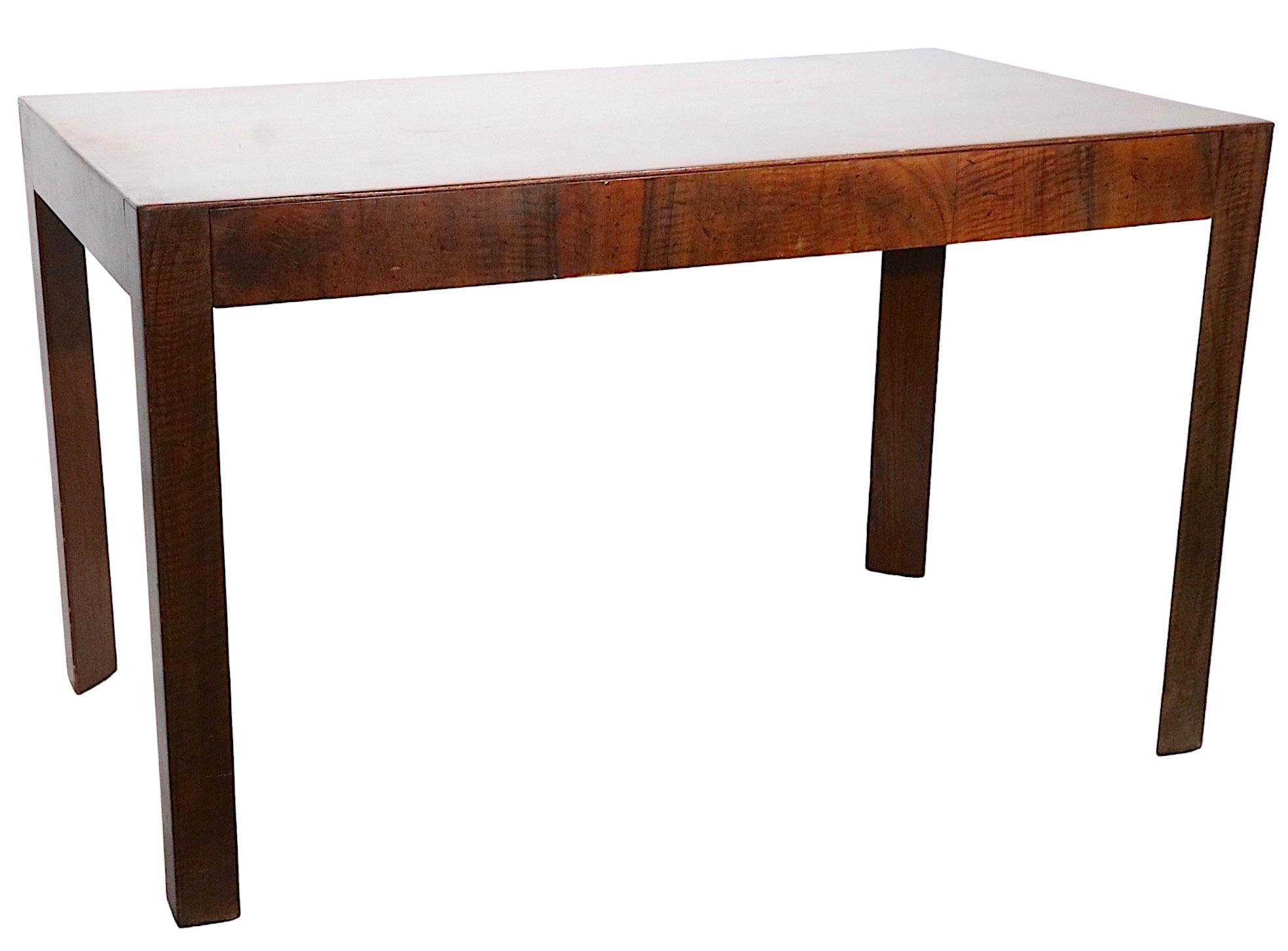 Mid-Century Modern Mid Century Parsons Style Writing Desk Made in Italy, circa 1950-1960s