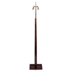 Mid Century, Parzinger Style Tapering Ebonized Walnut Stehleuchte