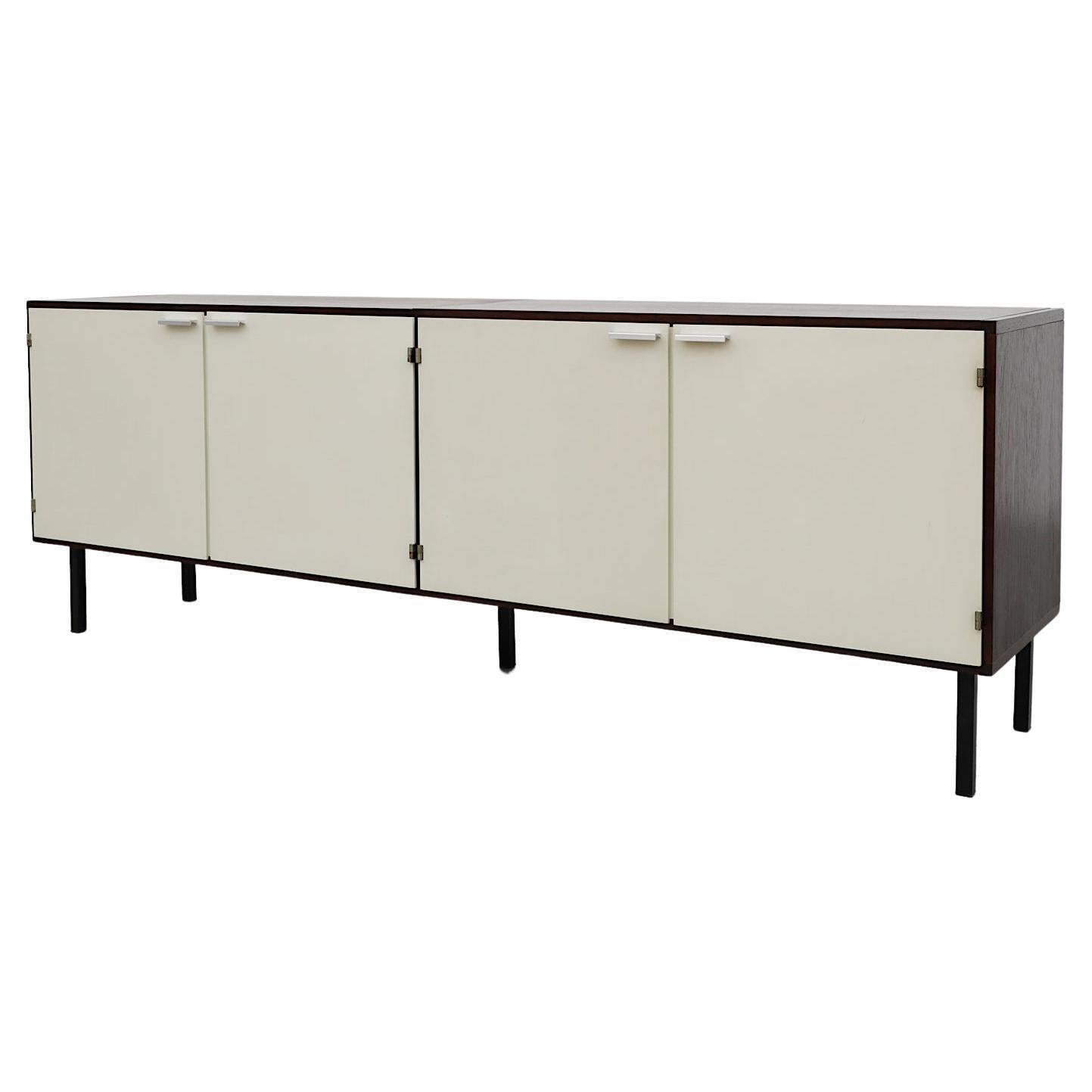 MidCentury Pastoe Wenge and White Credenza For Sale at 1stDibs