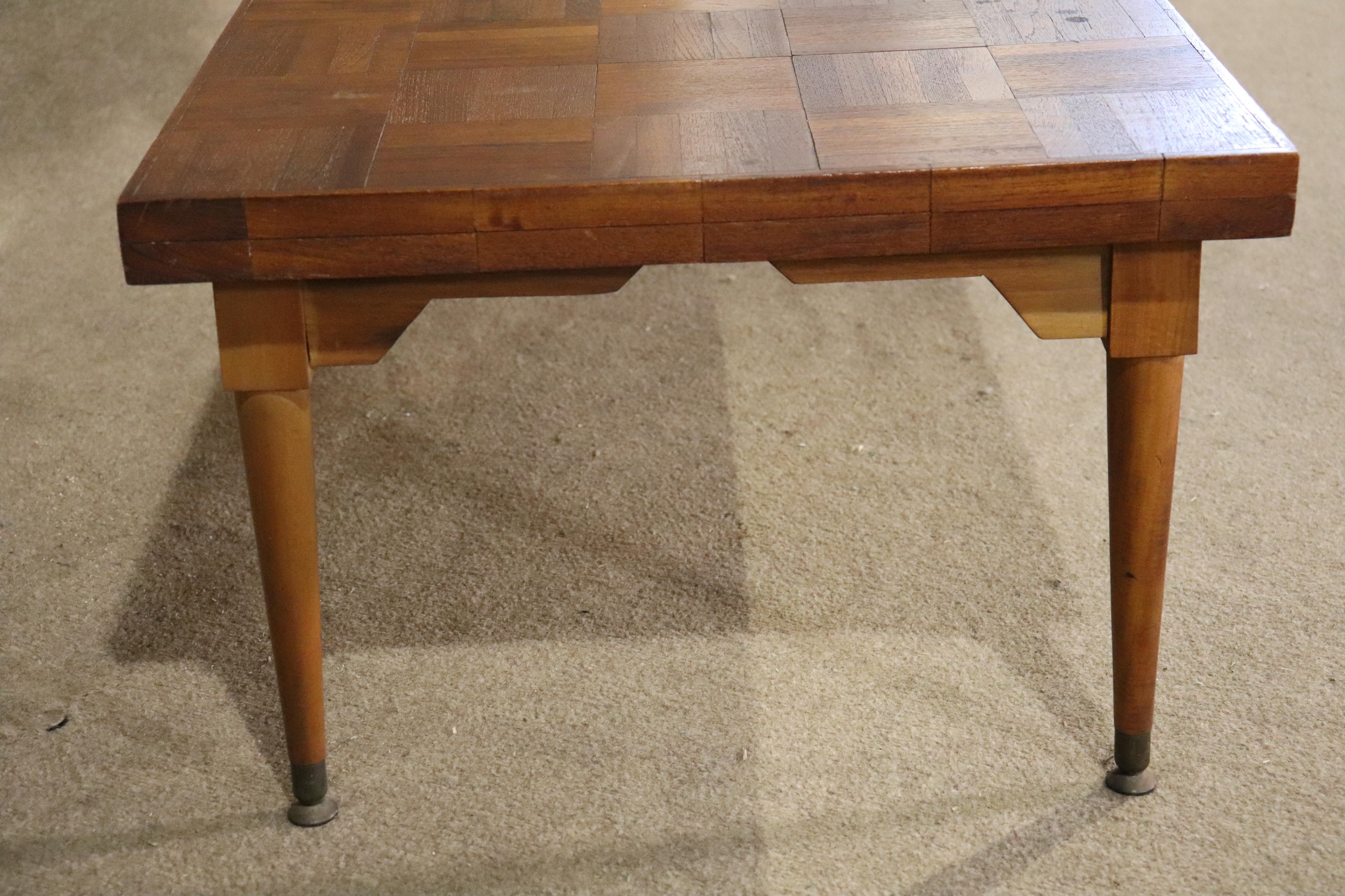 Mid-Century Modern Table basse patchwork du milieu du siècle dernier en vente