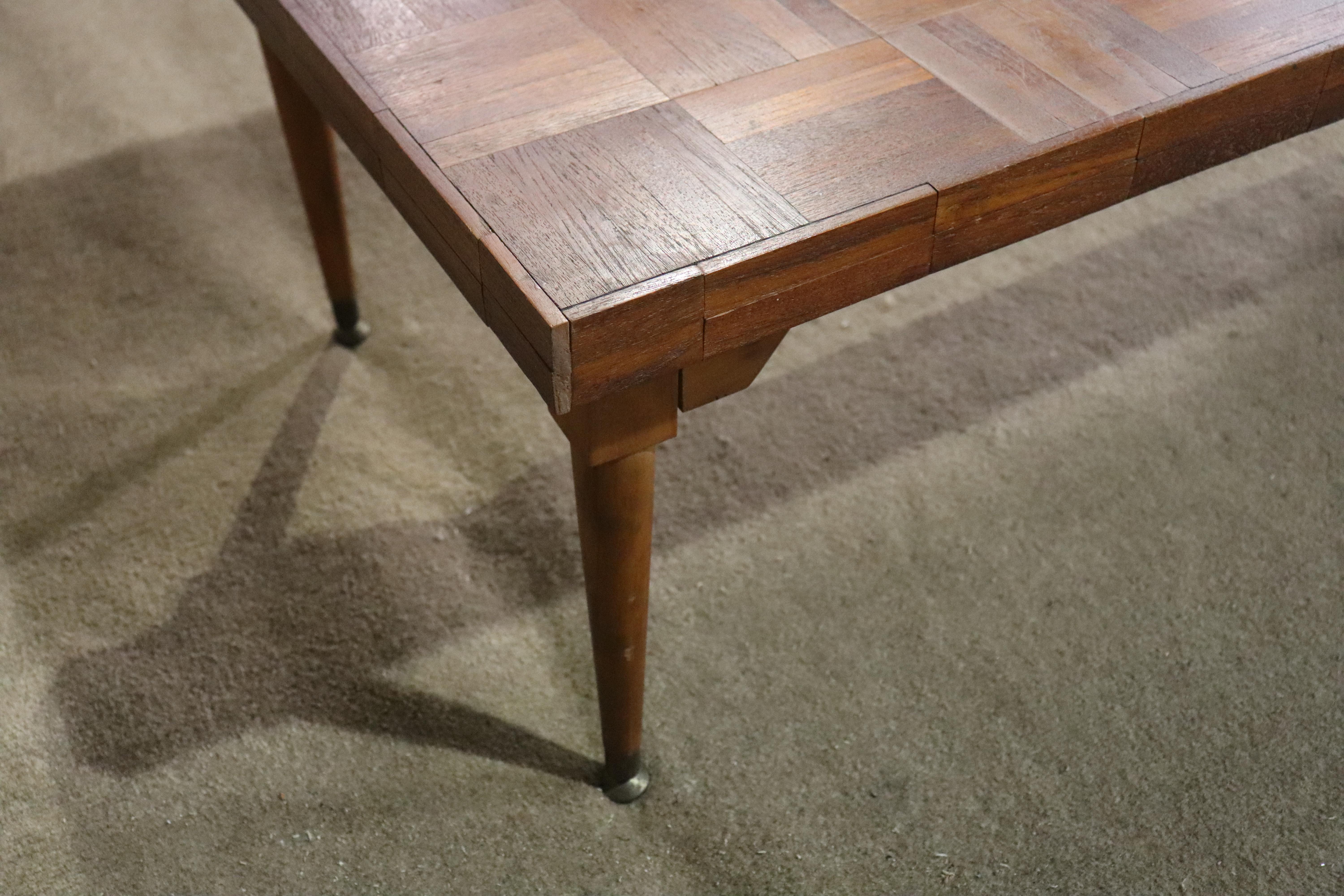 Table basse patchwork du milieu du siècle dernier en vente 1