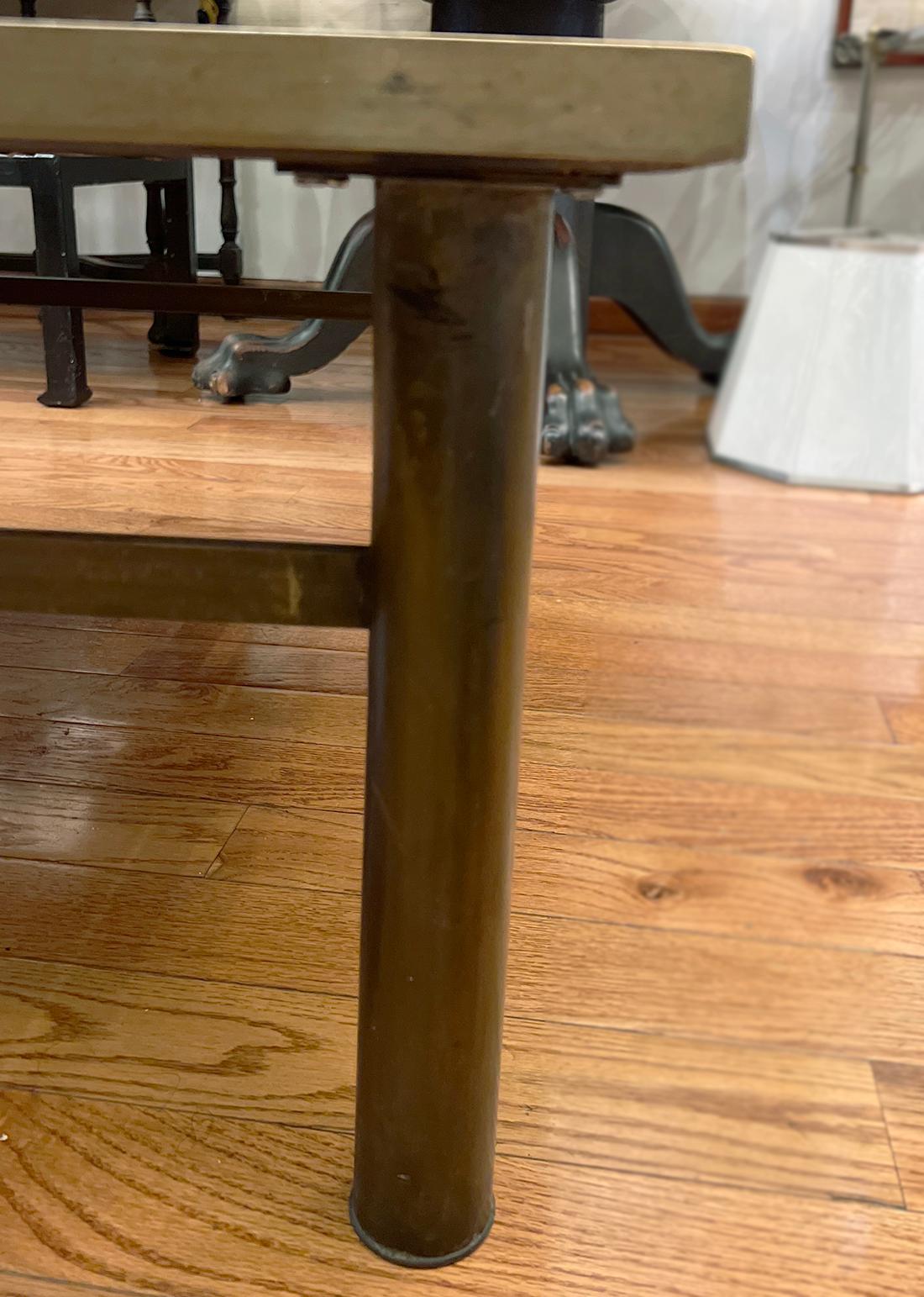 Mesa Laverne de Bronce Patinado de Mediados de Siglo en venta 4