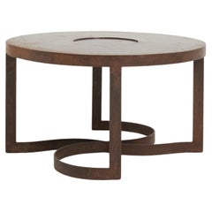 Midcentury Patinated Steel Coffee Table Midcentury Patinated Steel Coffee Table