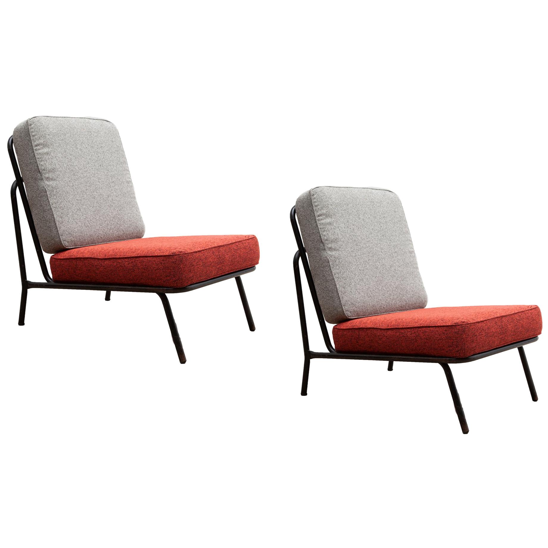 Midcentury Patio Chairs, Belgium Design, 1960s