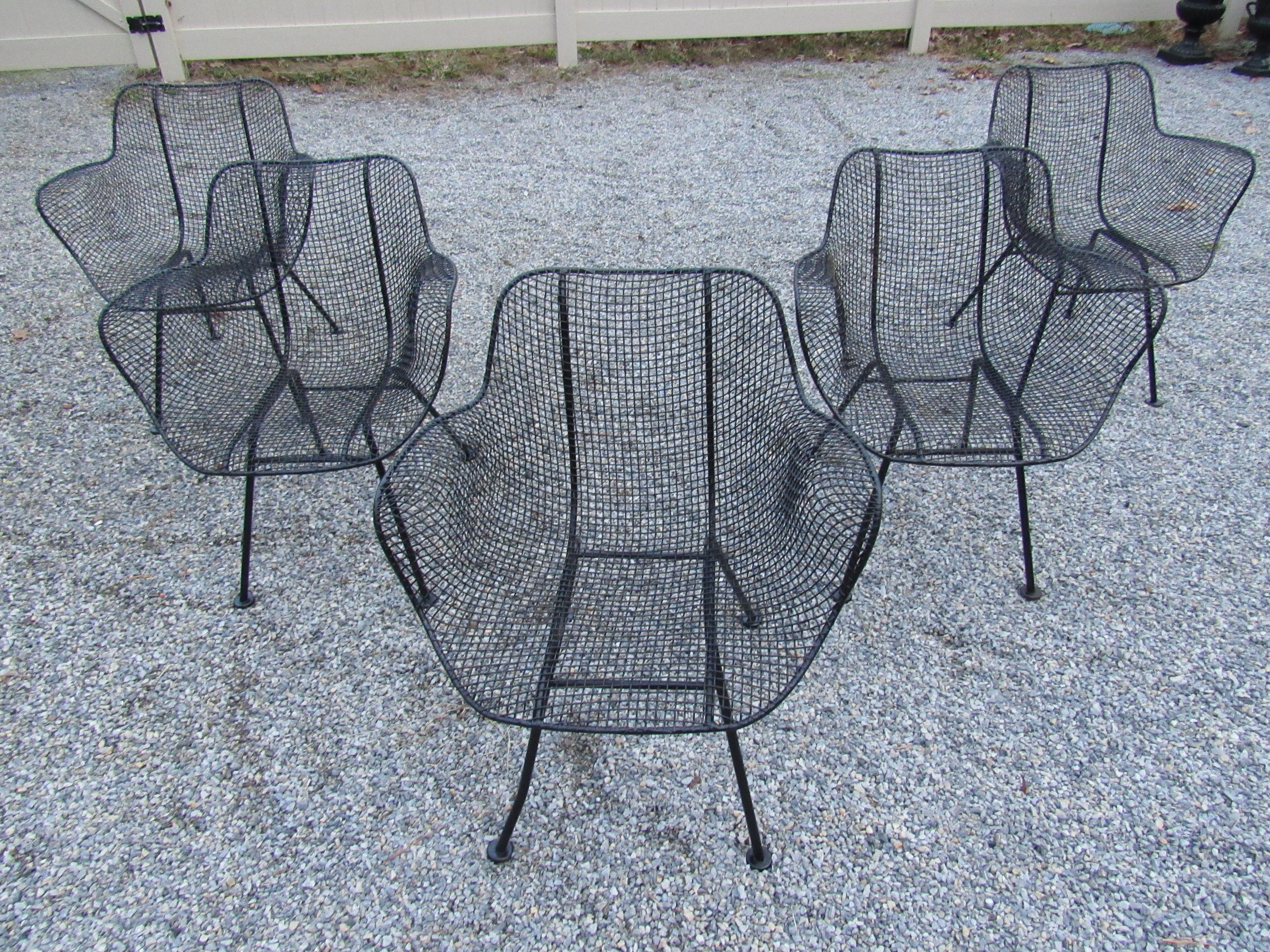 Mid-20th Century Midcentury Patio Dining Set by Russell Woodard