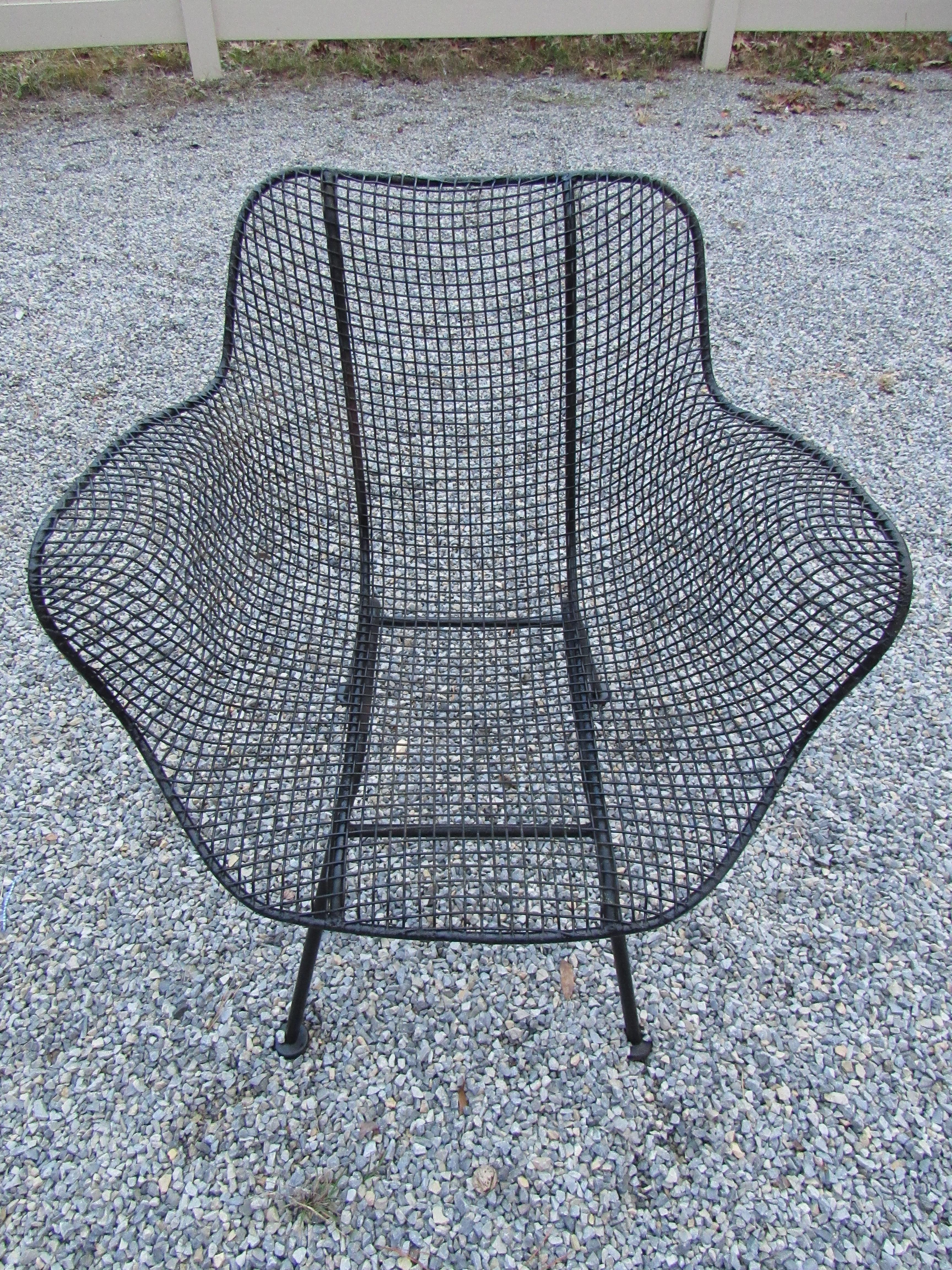 Iron Midcentury Patio Dining Set by Russell Woodard