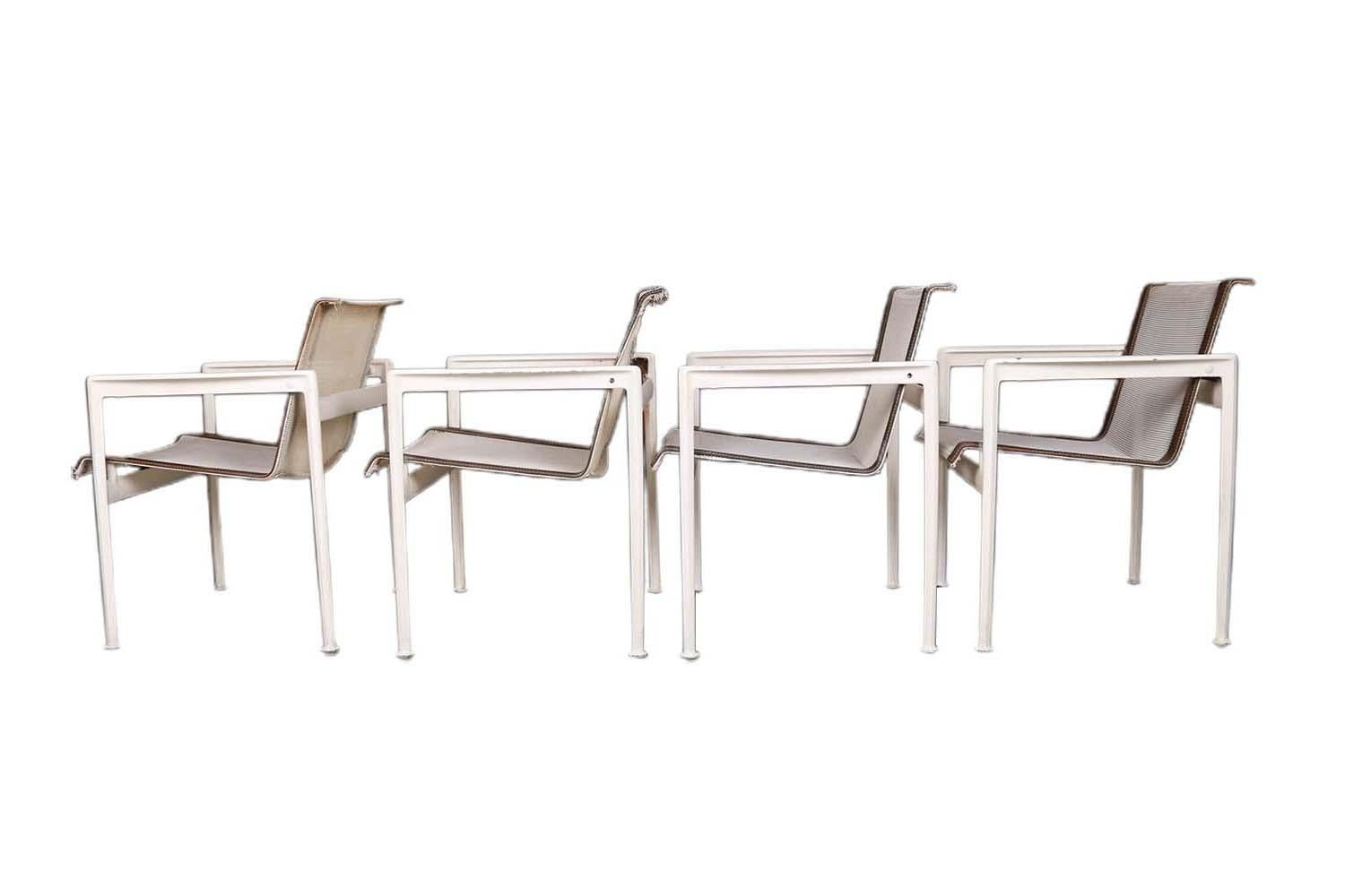 Américain Fauteuils de patio du milieu du siècle Florence Knoll Richard Schultz en vente