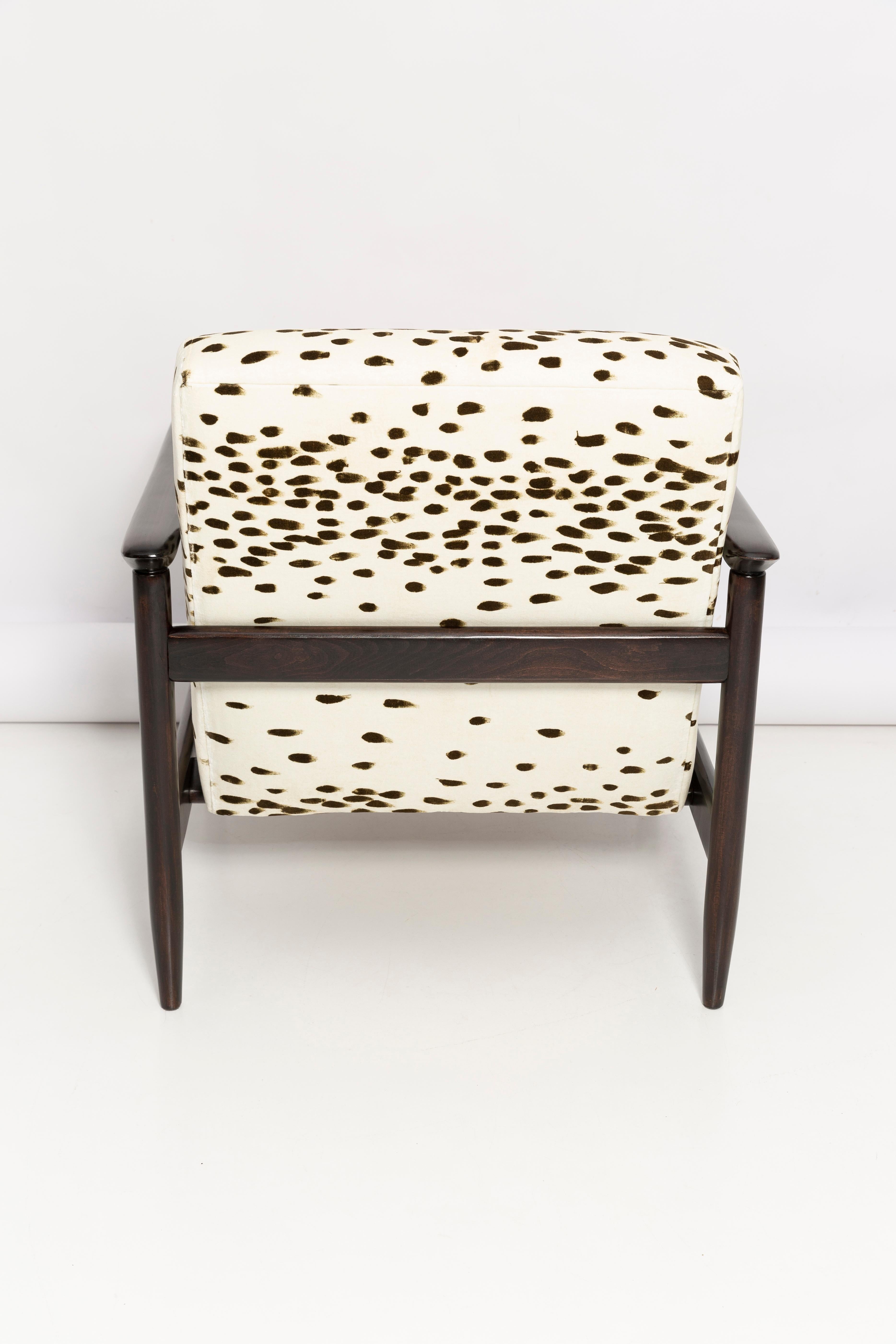 Mid-Century Pattern Dalmatian Armchair, by Edmund Homa, Europe, 1960s For Sale 4