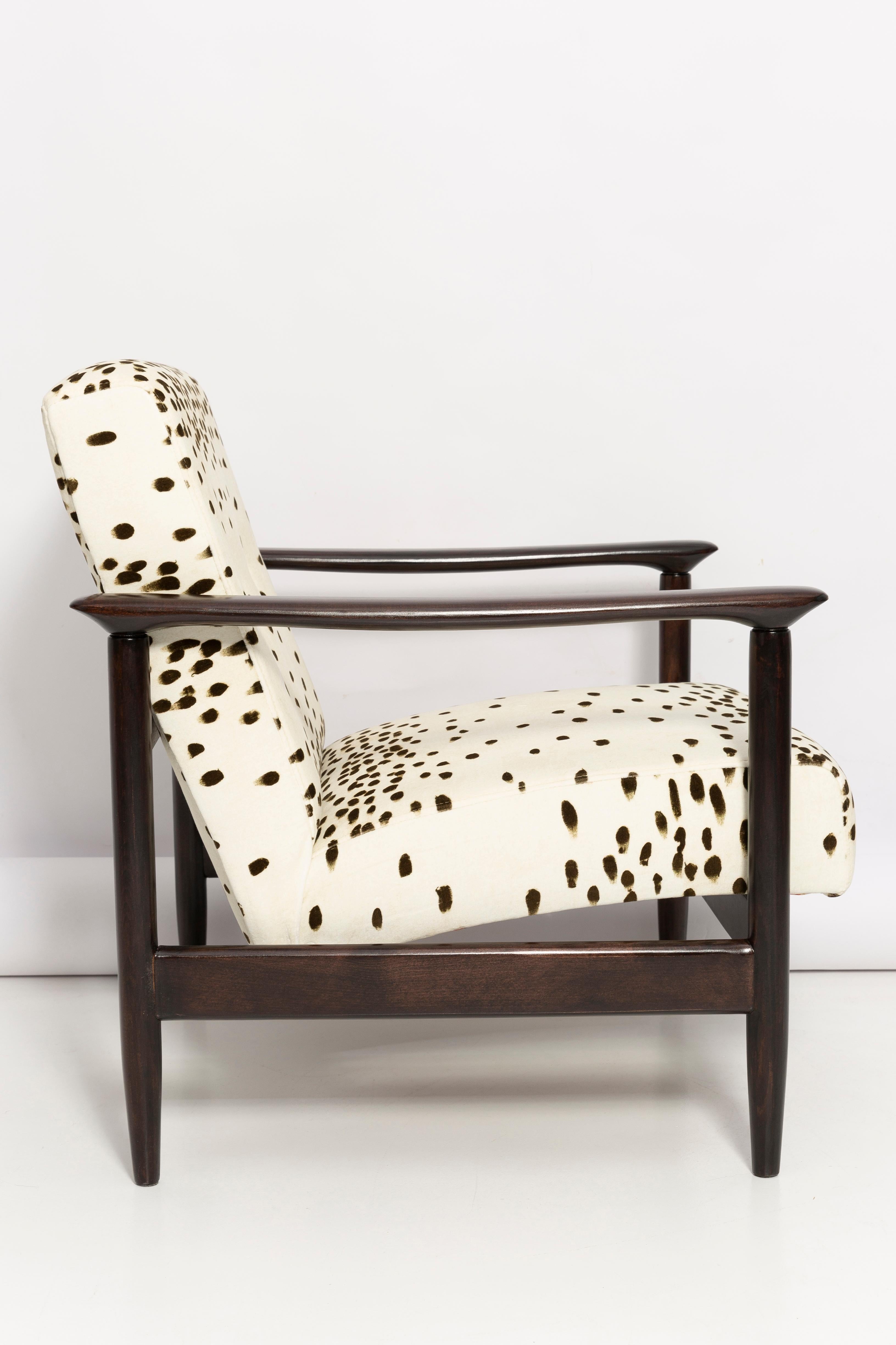 Mid-Century Pattern Dalmatian Armchair, by Edmund Homa, Europe, 1960s For Sale 9
