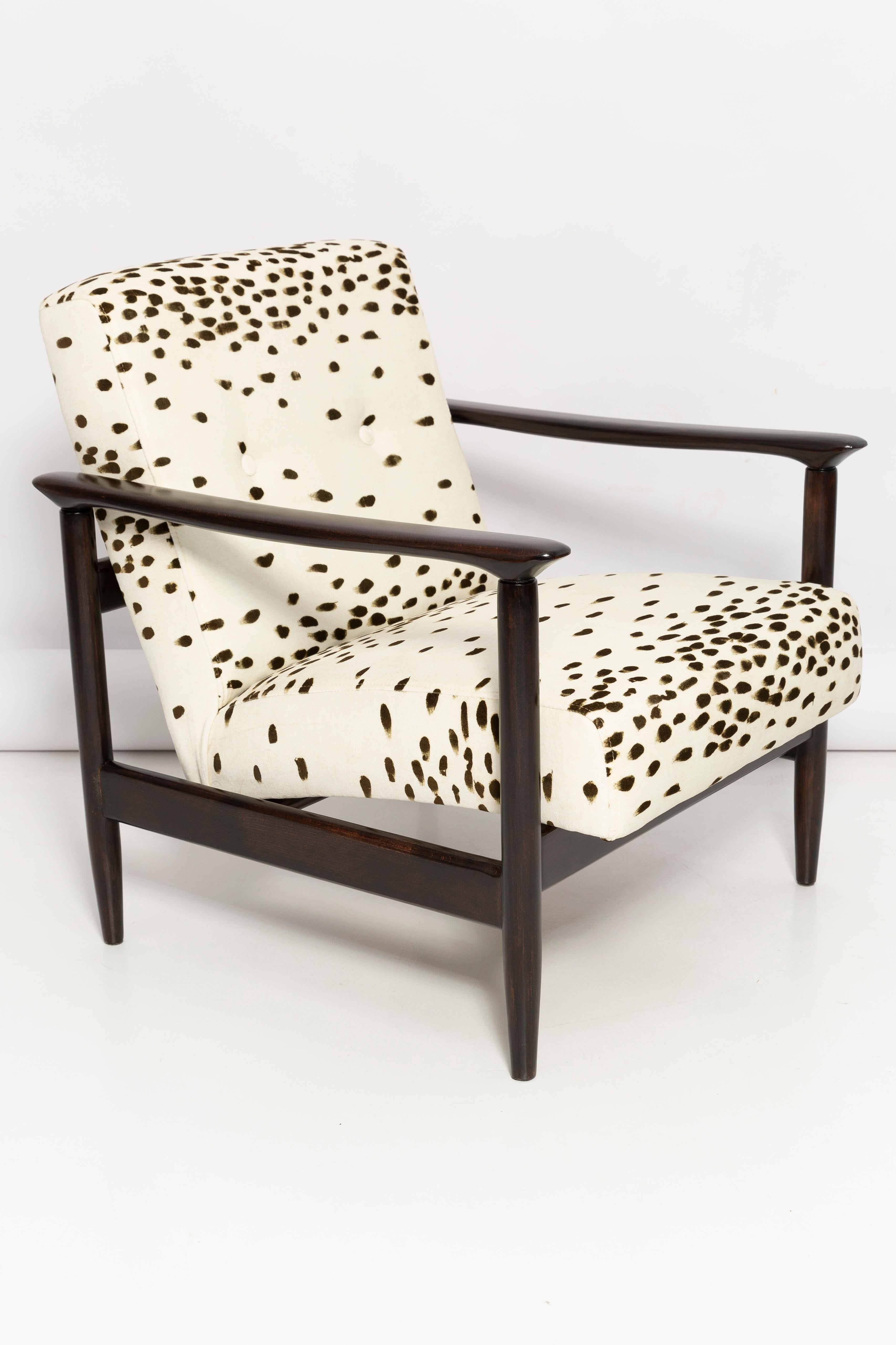 20th Century Mid-Century Pattern Dalmatian Armchair, by Edmund Homa, Europe, 1960s For Sale